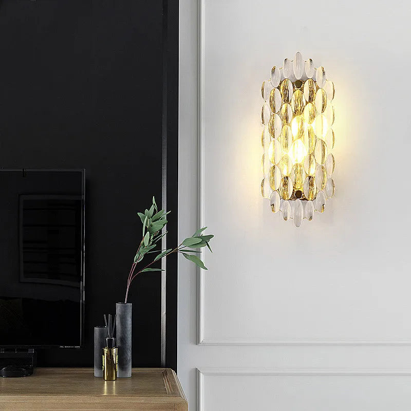 Lyric Nordic Postmodern Minimalist Crystal Villa Wall Lamp - Personalize Your Space With Creative