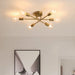 Eva’s Brushed Antique Gold Ceiling Light