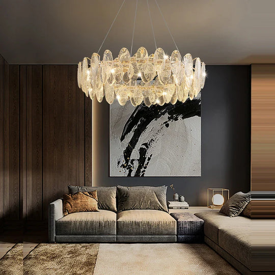 Luxurious Crystal Chandelier For Living Rooms And Master Bedrooms - Nordic Postmodern Minimalist