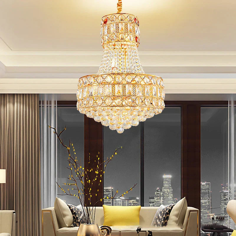 Modern Living Room Chandelier - Light Luxury Crystal Elegance For Dining Rooms Hotels Villas And