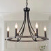 Ivy’s American Wrought Iron Chandelier Ceiling Light