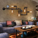 Vintage Retro Loft Industrial Wall Light - Unique Water Pipe Gear Led Lamp For Restaurant Bar And