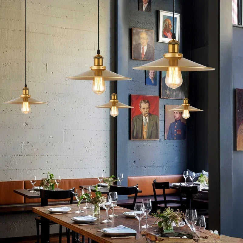 Modern Pendant Light Restaurant Chandelier Industrial Hanging Lamps For Ceiling Dining Table And