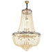 Elegant Crystal Chandelier For Duplex Buildings - A Modern Luxury Fixture Living Rooms Dining