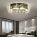 Cartoon Children’s Room Crystal Ceiling Light - Butterfly Chandelier And Balloon Led Bedroom For