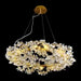 Circle Branch Crystal Chandelier - Luxury Led Lighting For Living Rooms Restaurants And Hotel