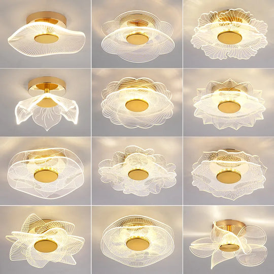 Led Ceiling Light Acrylic Led Ceiling Lamp Living Room Bedroom Creative Minimalist Balcony