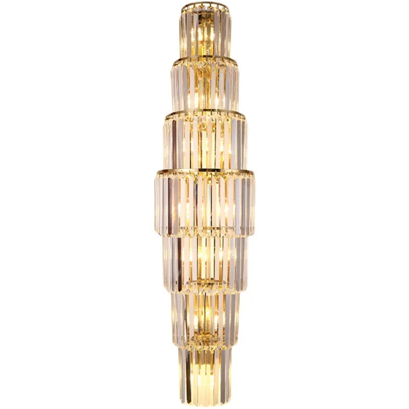 Brooklyn Hotel Lobby Crystal Wall Lamp - Luxurious Lighting For Elegance And Style Wall Lamp