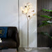 Modern Ginkgo Leaf Light Luxury Floor Lamp - Warm Led Lighting For Bedrooms And Living Rooms With