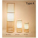 Style Bamboo Weaving Table Lamp - Creative Rattan Bedside Lighting