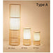 Style Bamboo Weaving Table Lamp - Creative Rattan Bedside Lighting