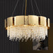 Modern Golden Stainless Steel Chandelier - Elegance For Living And Dining In Villas Duplex