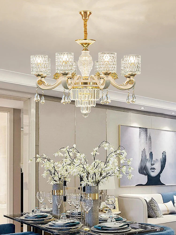 New European Style Crystal Ceiling Chandelier - Modern Luxury For High - Class Interiors Chandelier