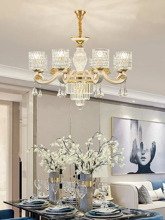 New European Style Crystal Ceiling Chandelier - Modern Luxury For High - Class Interiors Chandelier