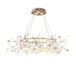 Modern Firefly Led Chandelier - Stylish Acrylic Industrial Pendant Light For Living Dining And