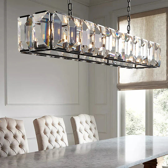 Timeless Classic American Led Crystal Chandelier - Available In Gold Silver And Black Finishes