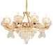 Grand European Style Crystal Pendant Lamp - High - Grade Luxury For Living Rooms Dining Areas And