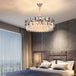 Elegant Crystal Chandelier With A Touch Of Light Luxury - Post - Modern Golden Beauty For Living