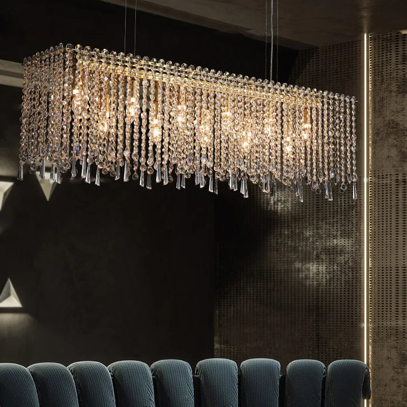 Chic Light Luxury Living Room Chandelier - Ideal For Creating Atmosphere In Lobbies Showrooms