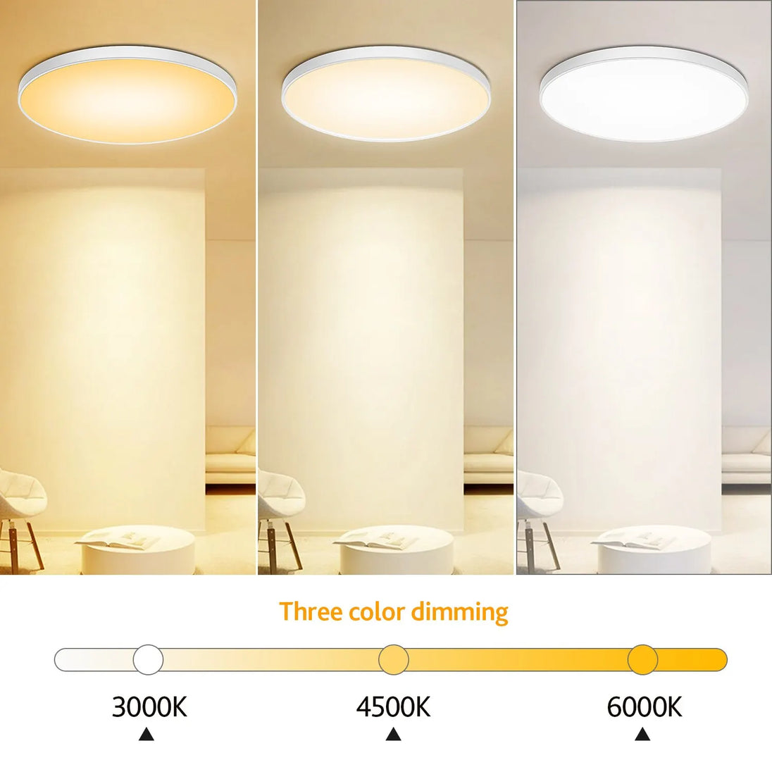 High - Brightness 40W Embedded 15 Inch Ceiling Light - Mosquito - Proof Switchable Cct Ideal For