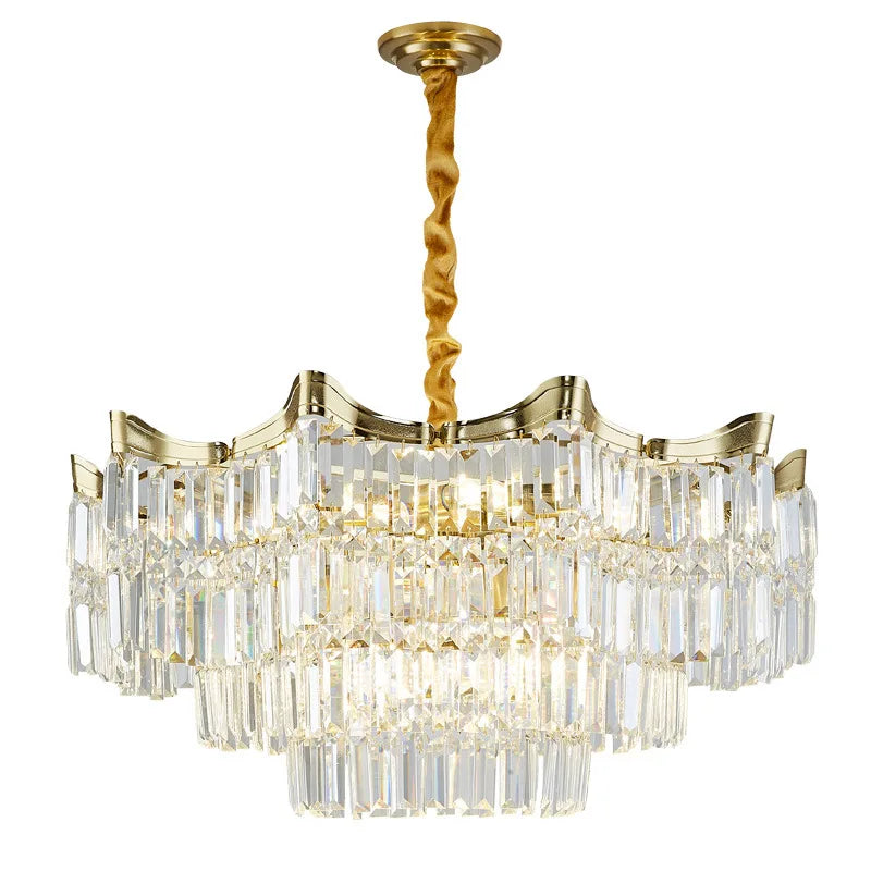 Exquisite Crystal Chandelier For Living Rooms Bedrooms And More - Modern French Light Luxury Design