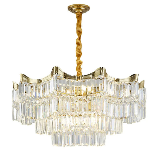 Exquisite Crystal Chandelier For Living Rooms Bedrooms And More - Modern French Light Luxury Design