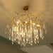 Modern Crystal Chandeliers - Luxury Living And Dining Room Lighting With Bar Design Featuring