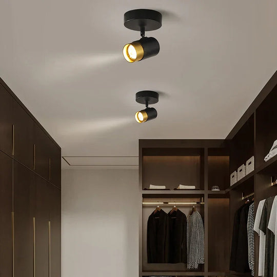 Corridor Led Chandelier With Spotlights - Nordic Strip Ceiling Lamp Perfect For Living Room Bedroom