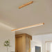 Sleek Wooden Dining Room Chandelier - Modern Minimalist Lighting For Tables Bars And More Pendant