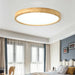 Led Ultra - Thin Ceiling Lamp - Nordic Wooden Decorative Perfect For Bedroom Living Rooms Balcony