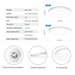 High - Brightness 40W Embedded 15 Inch Ceiling Light - Mosquito - Proof Switchable Cct Ideal For