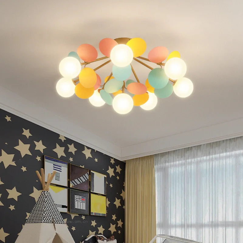 Nordic Kids Bedroom Ceiling Lamp - Modern Light For Nursery Decor Ceiling Light