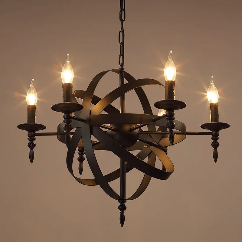 Camille Vintage Retro Candle Pendant Lights