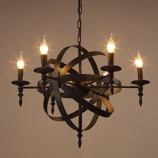 Camille Vintage Retro Candle Pendant Lights