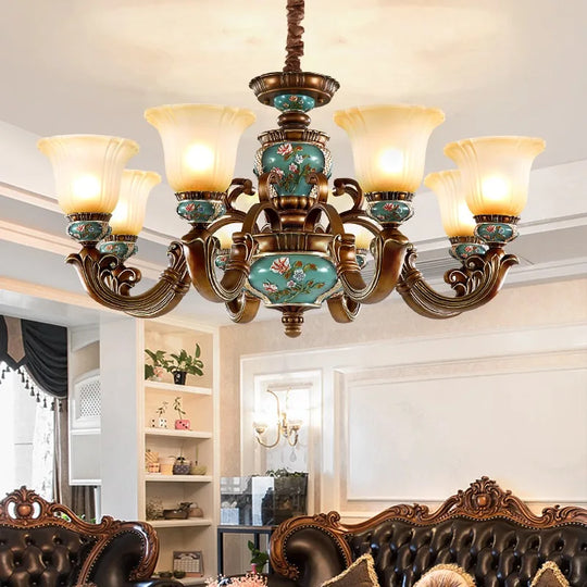 New European Vintage Resin Chandelier - Create A Luxurious Atmosphere In Your Villa Restaurant Or