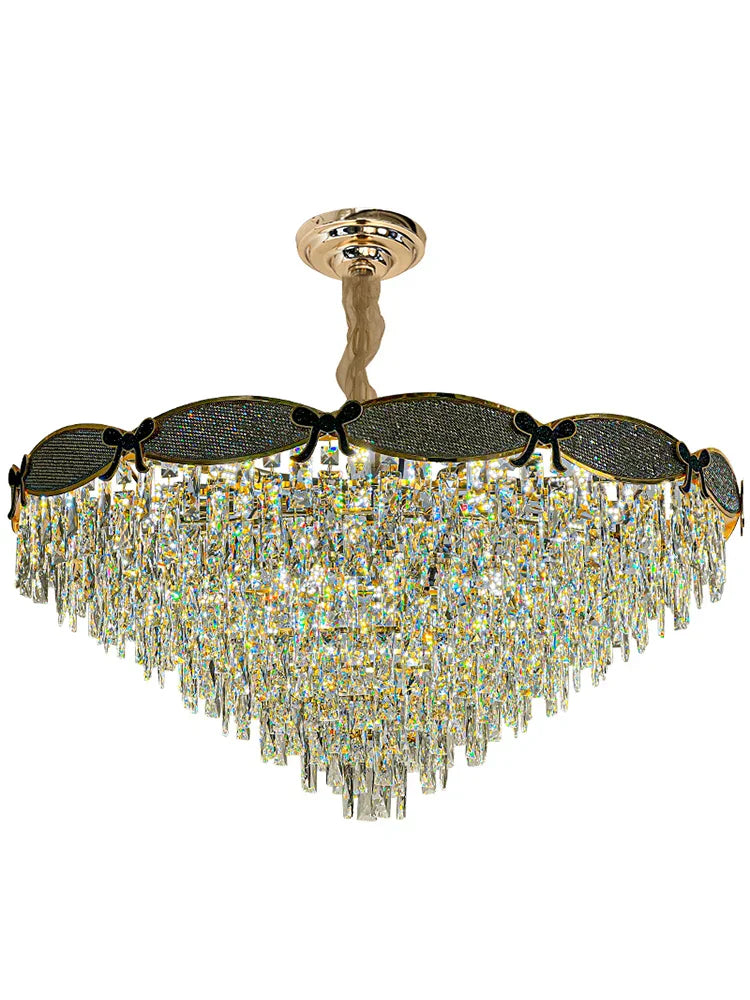 Living Room Lamp - Postmodern Light Luxury Crystal Chandelier New High - End Design For Atmosphere