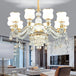 Elegant European Style Crystal Chandelier - Luxury Main Light For Living Rooms Dining And Villa