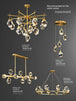 Luxury Crystal Living Room Chandelier - Modern Decor Pendant Light Fixture For Bedrooms Dining