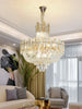 New Design Colorful Luxury Crystal Chandelier - Modern Artistry With Adjustable Chain For Living