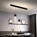 Modern Pendant Chandelier For Dining Room - Stylish Ceiling Hanging Light Fixture Indoor Decor