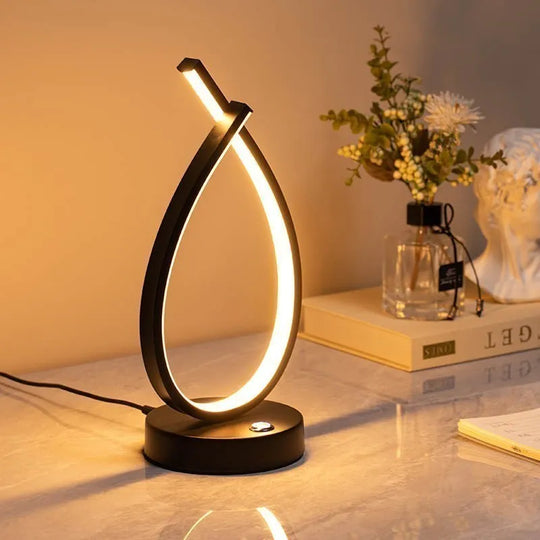 Modern Led Touch Table Lamp - Eye - Friendly Light For Living Bedroom And Study