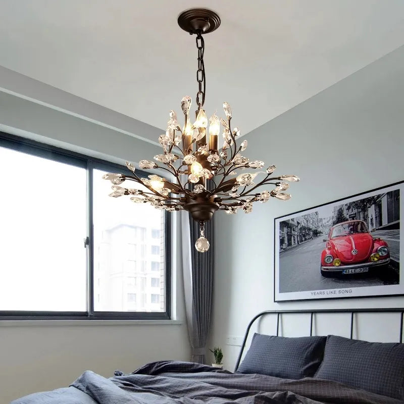 Modern Crystal Chandelier - Perfect For Living Rooms Dining Areas And Bedrooms Chandelier