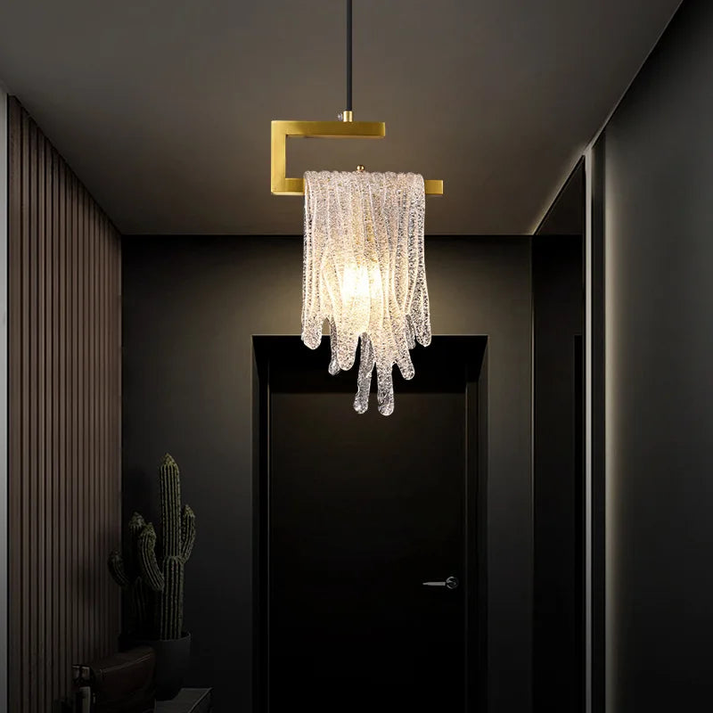 Elegant Postmodern Copper Chandelier - Ideal For Creative Bedroom Bedside Corridor And Restaurant