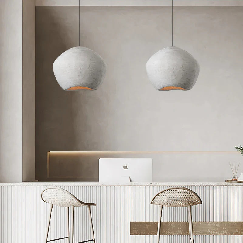 Nordic Minimalist Wabi - Sabi Art Pendant Lights - Perfect For Restaurants Homestays Bedrooms And