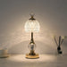 New Metal Crystal Acrylic Table Lamp - Retro Nordic Bedroom Bedside Decorative Night Light