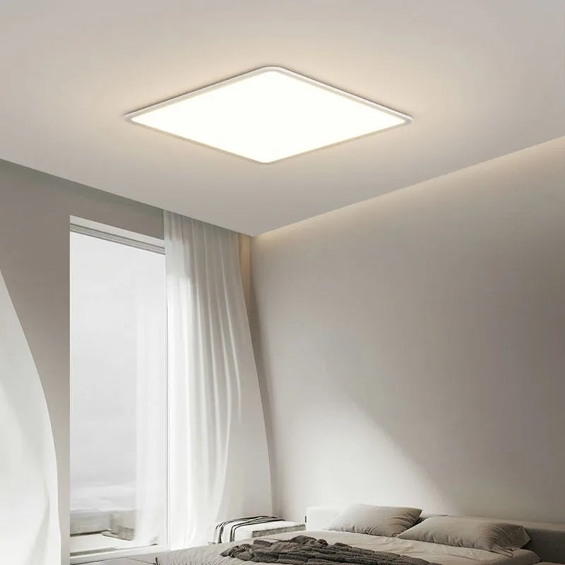 Living Room Ceiling Light - Modern Minimalist Lighting Fixture Ultra - Thin Nordic Bedroom Indoor