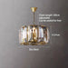 Versatile Dimmable Led Crystal Chandelier - Elegant Lighting Fixture In Gold Chrome And Black