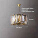 Versatile Dimmable Led Crystal Chandelier - Elegant Lighting Fixture In Gold Chrome And Black