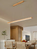 Contemporary Wooden Chandelier - Ideal For Dining Rooms Kitchens Shops And Long Tables With Led