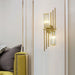 Lucy - Modern Gold Crystal Wall Lamp Bedroom Bedside Living Room Tv Hallway Staircase Luxury Art